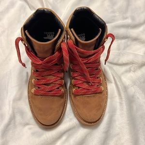 Sorel Women’s Lennox Hiker Bootie-Velvet tan/Sahara-Size 8.5